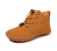 Generisch Chaussures d'hiver à cinq doigts pour garçons et filles - Grandes bottes de neige chaudes avec profil robuste - Semelle flexible, jaune, 31 EU