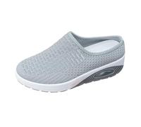 Generisch Chaussures d'hiver pour femme - 39 Cushion - Dos ouvert - Chaussures de randonnée - Maille respirante - Coussin d'air - Slip On - Chaussures de marche - Chaussures de marche - Chaussures