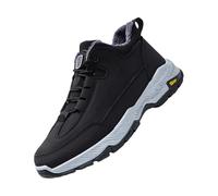 Generisch Chaussures d'hiver pour homme, bottes de neige épaisses et chaudes, semelle épaisse, chaussures de randonnée, chaussures de trekking, chaussures de sport, légères, antidérapantes