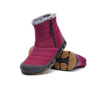 Generisch Chaussures d'hiver pour homme et femme - Doublure chaude - Antidérapantes - Pour trekking et randonnée, Rose chaud., 40 EU