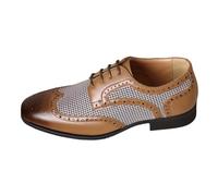 Generisch Chaussures élégantes intemporelles pour homme avec motif pied de poule pour une utilisation quotidienne polyvalente