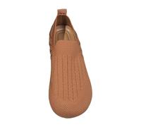 Generisch Chaussures en tissu pour femme - En maille - Respirantes - Légères - Couleur unie - Plates - Antidérapantes - Confortables - Pour l'extérieur, la randonnée, l'été - Pointure 36-43, café, 36