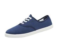 Generisch Chaussures en toile pour femme - Baskets d'été respirantes et légères - Couleur unie - Chaussures de sport confortables - Semelle souple - Amortissement - Chaussures de loisirs avec lacets
