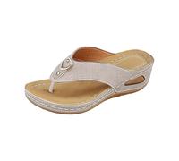generisch Chaussures Femme 39 Bleu Chaussures de Plage à Talon Oblique Creux Pantoufles Décontractées Sandales à Talon Incliné et Orteils Clip Chaussures Femme Bottes à Lacets, gris, 43 EU