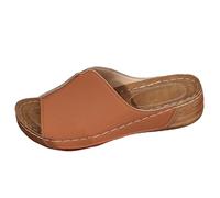 generisch Chaussures Femme Bottines Plates Femmes Pantoufles Printemps et Sandales Femmes Chaussures Femme Confortable Talon Compensé Épais Simple Casual Pantoufles d'extérieur Femmes Chaussures Peu