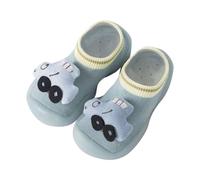 Generisch Chaussures légères pour enfant en bas âge, nouveau-né, bébé, fille, chaussures d'été, semelles souples, premières chaussures antidérapantes, chaussures de sport plates pour femme, bleu, 23