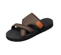 generisch Chaussures noires pour femme - Sandales orthopédiques élégantes pour femme - Sandales claquettes en maille creuse avec soutien de la voûte plantaire - Sandales de plage confortables