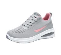 Generisch Chaussures orthopédiques pour femme - Respirantes - Chaussures de marche - Confortables - Légères - À enfiler - Pour la santé - Semelles douces - Pour hallux valgus - Respirantes, gris, 40