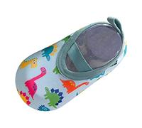 Generisch Chaussures pieds nus 2026 pour bébé avec semelles antidérapantes de bande dessinée comme chaussettes confortables pour garçons et filles, vert, 21 EU