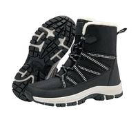 Generisch Chaussures pieds nus pour homme Bottes épaisses pour femme pour l'hiver avec doublure en polaire, vêtements d'extérieur épais, pas dans le nord-est, extrêmement froids, chaussures chaudes en