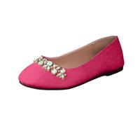 Generisch Chaussures plates élégantes pour femme - Chaussures de mariage classiques - Princesse - Chaussures de fête - Paillettes - Ballet plates - Bout pointu - Ballerine - Antidérapantes