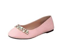 Generisch Chaussures plates élégantes pour femme - Chaussures de mariage classiques - Princesse - Chaussures de fête - Paillettes - Ballet plates - Bout pointu - Ballerine - Antidérapantes