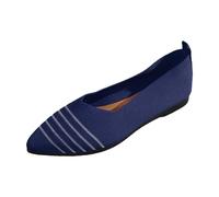 Generisch Chaussures plates élégantes pour femme - Escarpins élégants et confortables - Chaussures de soirée décontractées - Chaussures de danse - Chaussures basses - Chaussures de mariée légères
