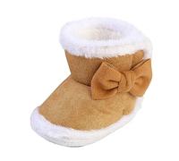Generisch Chaussures pour bébé 2026 - Bottes confortables avec semelle souple - Bottes chaudes en coton pour les découvertes actives en hiver, kaki, 20 EU