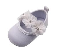 Generisch Chaussures pour enfant 27 fille Casual Bébé Robe Chaussures Princesse Chaussures Mariage Femme, Blanc., 20 EU