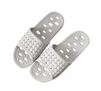 Generisch Chaussures pour femme - Baskets à plateforme - Paire de chaussons - Filtre creux - Pour la salle de bain - Pour homme et femme - Semelles souples - Tongs colorées - Baskets pour femme, gris