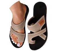generisch Chaussures pour femme - Noir - Sandales en maille respirante pour femme - 2025 - Sandales pour femme avec maille creuse - Chaussures orthopédiques pour femme - Chaussures d'hiver