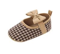 Generisch Chaussures printanières pour bébé fille avec fond plat antidérapant léger confortable ornement nœud boucle crochet pour un maintien sûr, a, 20 EU