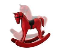 Generisch Cheval à bascule - Décoration de bureau - Souvenir en bois - Cheval à bascule - Décoration pour salon, bibliothèque, chambre à coucher, cadeau