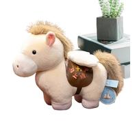 Generisch Cheval en Tissu - Peluche de 7,87 Pouces - Adorable au Design Chinois 2026 - Mascotte du Zodiaque - Peluche Douce - Petit - Nouvel an - Bénédiction - Cadeau pour Adulte et Enfant