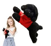 Generisch chien en peluche, douce à aimer - Chien en peluche - Coussin douillet et - Pour canapé, lit, fille, frères et sœurs, amis des animaux de compagnie - Adolescents