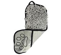 Generisch Chiffon de séchage rapide - Microfibre chenille 55 x 20 cm - Serviette douce et lavable pour chiots et chats - Absorbant efficacement - Pour salle de bain, douche, voiture, facile à