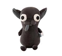 Generisch Chihuahua Cuddly Toy, 25 cm, doudou chihuahua, petit chien, cadeau pour filles et garçons, noir