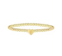 Generisch Choix Naturelle Naturelle Poignet Bijoux bracelet perlé bijoux en or cadeau Couleurs Bracelet Précieuses Message Élastique Classique Bracelet (C, One Size)