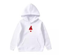 Generisch Choses cool Filles Impression de Noël Nouveau Pull à Capuche Enfants pour Hommes et Femmes avec Décoration de Poche Sweat à Capuche pour Enfants Plus Pull à Capuche Polaire Pull à Manches