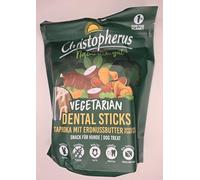 Generisch Christopherus Lot de 7 bâtonnets dentaires végétariens pour chien Tapioka au beurre d'arachide, sans céréales, soins dentaires, 250 g