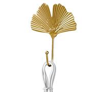 Generisch Cintres en feuilles - Crochets muraux en forme de feuille - Crochets muraux en forme de feuille - Décoration d'intérieur - Crochets en fer pour clés serviette chapeau sac parapluie