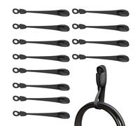 Generisch Cintres pour couronnes sur la porte - 12 pièces et réutilisables, 12 pièces - Porte-jarretelles pour la cheminée | Cheminée, extérieur, balustrade, décoration de vacances, appartement