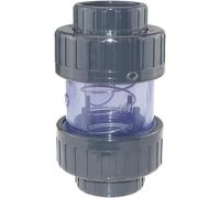 Generisch Clapet anti-retour Plimat en PVC transparent 50 mm