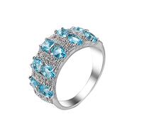 Generisch Classeur à 4 anneaux pour femme, bagues d'accompagnement, bagues pour femme, bijoux classiques, filles, femmes, hommes, tête de mort, 7, Cuivre, Aucune pierre précieuse
