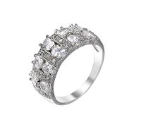 Generisch Classeur à 4 anneaux pour femme, bagues d'accompagnement, bagues pour femme, bijoux classiques, filles, femmes, hommes, tête de mort, 6, Cuivre, Aucune pierre précieuse