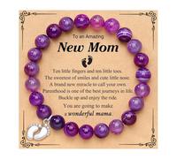 Generisch Classique Bracelet 4 Classique Bracelet Perlé Bijoux pour la première fois Homme Homme Anneaux (C, A)