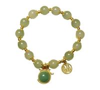 Generisch Classique Bracelet Homme Lune Bijoux Handmade Pi Yao Dragon Pendant Bracelet Chinese Bracelets New Year For Women Pour Mm Classique Bracelet Femmes Anneaux (B, One Size)