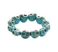 Generisch Classique Bracelet Pierres Bijoux Tibétaine Mala Bracelet Pour Hommes Femmes Phrases Couple Mamie Rose Anneaux (Green, One Size)