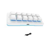 Generisch Claviers mécaniques programmables 12 touches filaires USB C pour ordinateur, multimédia, pavé numérique, clavier de jeu couleur