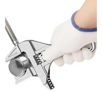 Generisch Clé à molette réglable à mâchoire large - Clé demi-lune réglable de 0,2 à 2,7 pouces - Outils multiples - Tuyau d'évacuation des déchets - Robinet d'évier de vélo - Frein de voiture - Valve