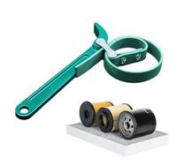 Generisch Clé de filtre à huile de chaîne | Tendeur de chaîne à poignée réglable | Raccord de tuyau de filtre à huile, outil de retrait haute performance avec poignée ergonomique pour robinets