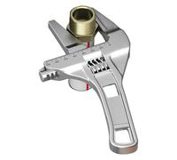 Generisch Clé - Pince à tube réglable robuste antidérapante | Pince multifonction pour siphon de douche de buanderie ourche large pour raccordement à la maison et réparation de