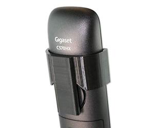 Generisch Clip de ceinture à impression 3D pour Gigaset C570, C575, A690, AS690 et E390 en noir