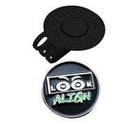 Generisch Clip marqueur de balle de golf, marqueur de golf, clip magnétique, clip magnétique pour homme, accessoires en métal mignons qui se trouvent facilement dans un outil avec design Big Eyes pour