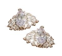 Generisch Clip on Ear Cuff - Accessoire pour écouteurs - Clip on Headphone - Strass - En forme de bogue - Tendance - Accessoires de décoration pour fille, petite amie, sœur