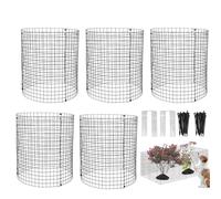 Generisch Cloches en fil de fer pour plantes, dispositif de protection en métal - Protection des plantes contre les animaux, pour le jardinage, l'extérieur et l'intérieur, fraises, tomates, légumes