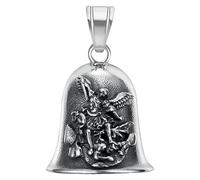 Generisch Clochette d'ange pour motard - 5,4 x 3,2 cm - Cloches d'ange pour motos - Symbole de protection pour une conduite sûre Mythe