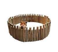 Generisch Clôture pour hamster et chinchilla en bois - Échelle d'escalade flexible pour gerbilles, installation polyvalente pour cage, appartement ou cabinet vétérinaire | Accessoire naturel pour
