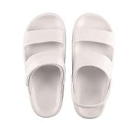 Generisch Cloud Slides pour femme, sandales coussin, pantoufles d'intérieur et d'extérieur extrêmement douces, unisexes, semelle souple, pantoufles antidérapantes, beige, 44 EU