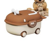 Generisch Coffre à jouets pour , organiseur avec roulettes, petit coffre à jouets, pour appartement, entrée, salle de jeux, chambre de bébé, chambre d'enfant, chambre à coucher et maison